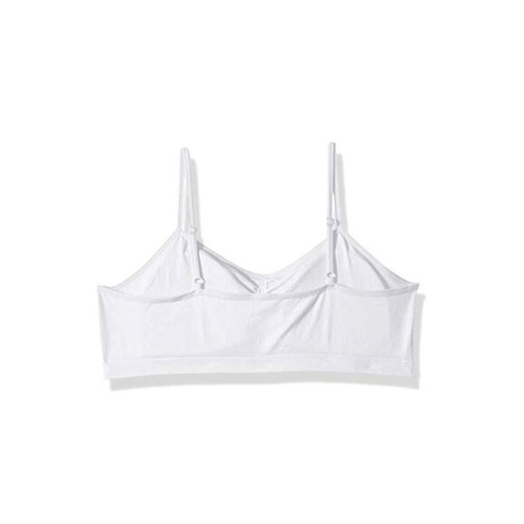 Maidenform Girls White Seamfree Adj. Straps Removable Cups Training Bra Medium - Picture 2 of 4